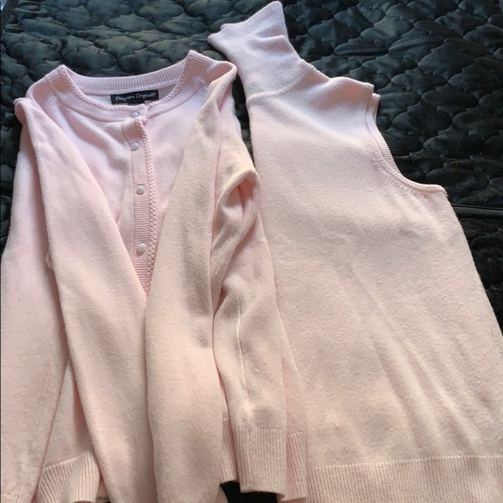 Designers Originals medium sweater set pink
